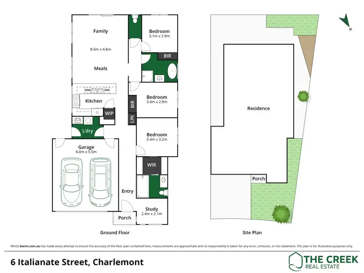 Floorplan of Homely house listing, 6 Italianate Street, Charlemont VIC 3217