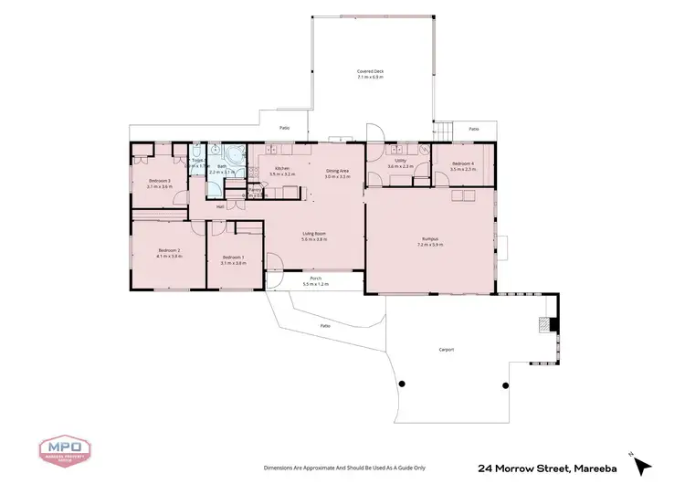 Floorplan of Homely house listing, 24 Morrow Street, Mareeba QLD 4880