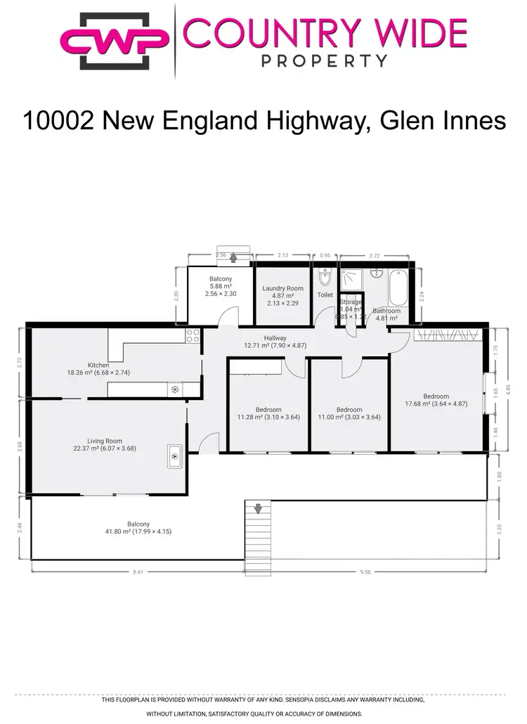 Floorplan of Homely house listing, 10002 New England Highway, Glen Innes NSW 2370