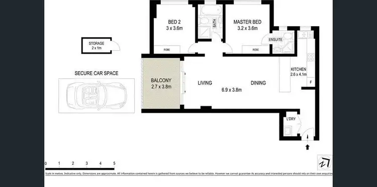 Floorplan of Homely apartment listing, 3/2-4 Hilts Road, Strathfield NSW 2135