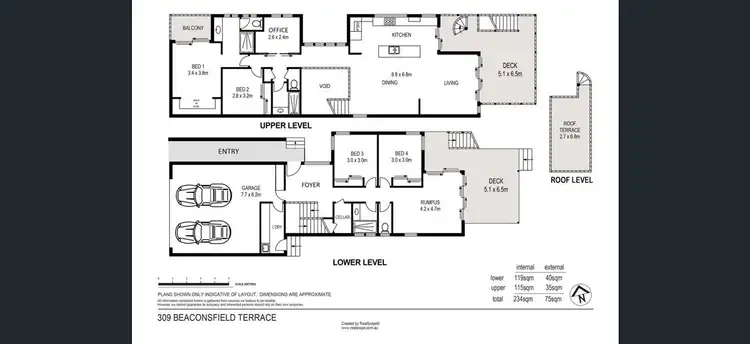 Floorplan of Homely house listing, 309 Beaconsfield Terrace, Brighton QLD 4017