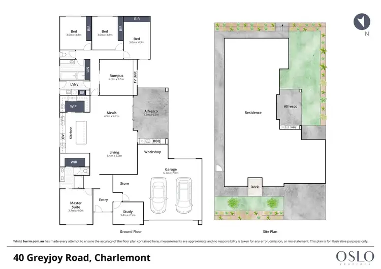Floorplan of Homely house listing, 40 Greyjoy Road, Charlemont VIC 3217