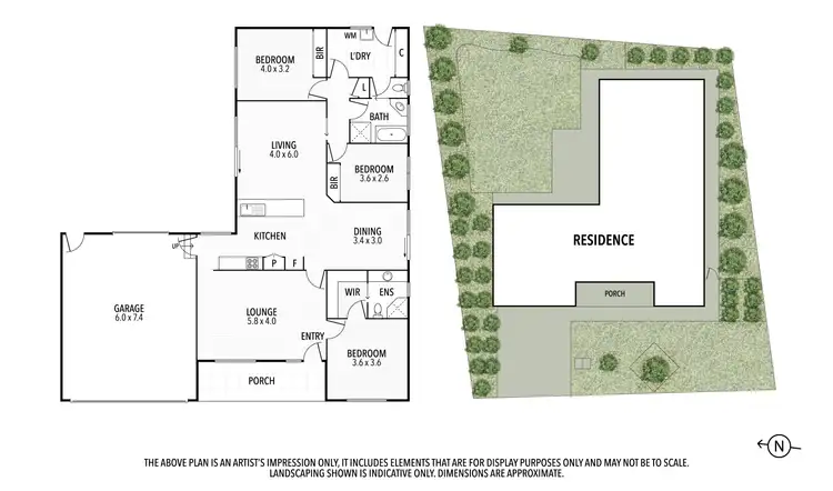 Floorplan of Homely house listing, 11 Fairway Close, Tatura VIC 3616