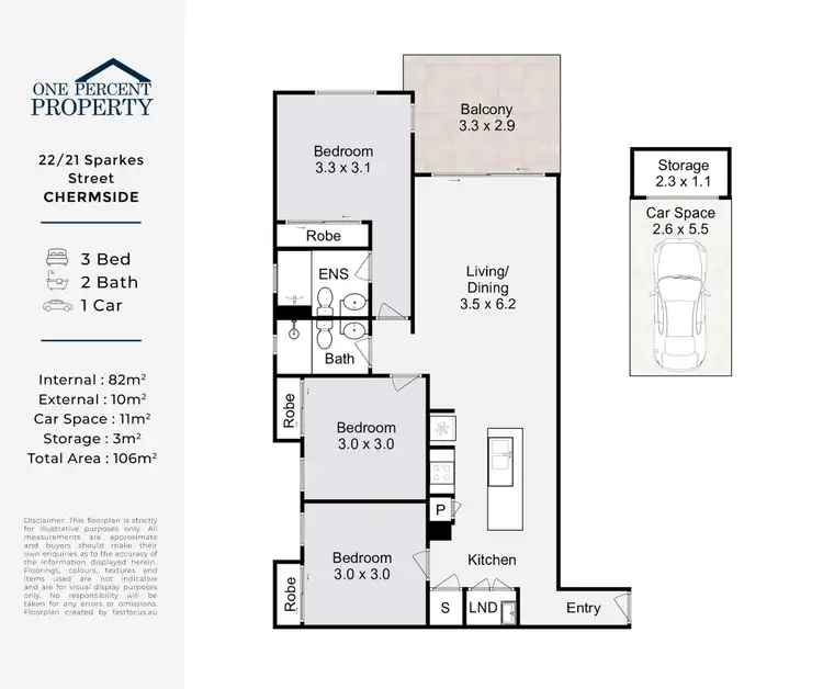 Floorplan of Homely apartment listing, 22/21 Sparkes Street, Chermside QLD 4032