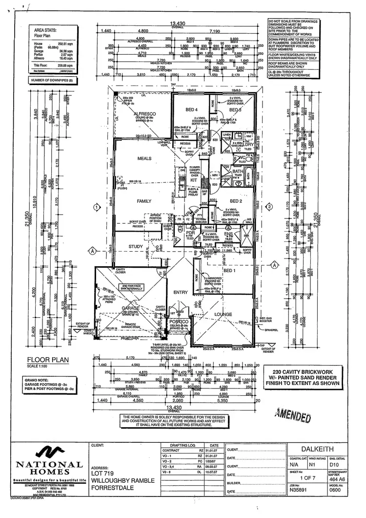 Floorplan of Homely house listing, 10 Willoughby Ramble, Harrisdale WA 6112