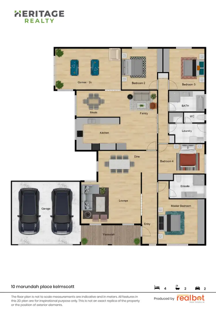 Floorplan of Homely house listing, 10 Morundah Place, Kelmscott WA 6111