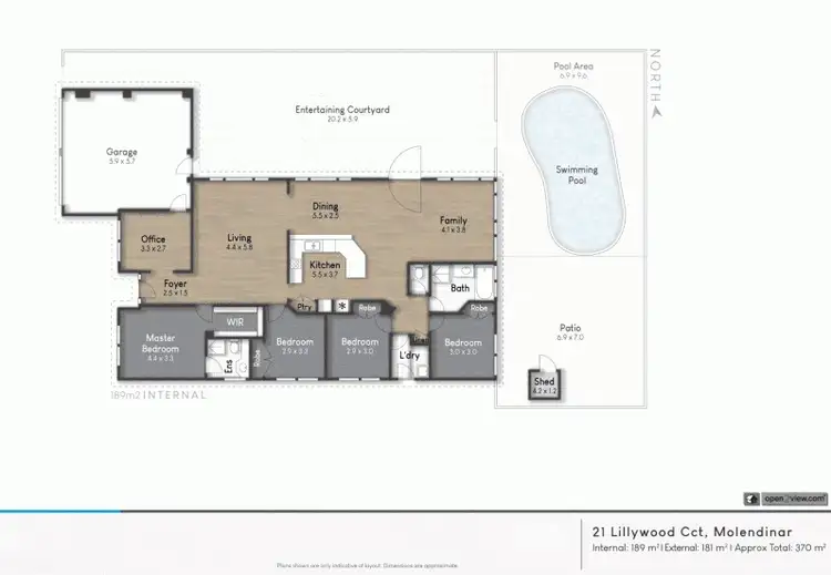 Floorplan of Homely house listing, 21 Lillywood Circuit, Molendinar QLD 4214