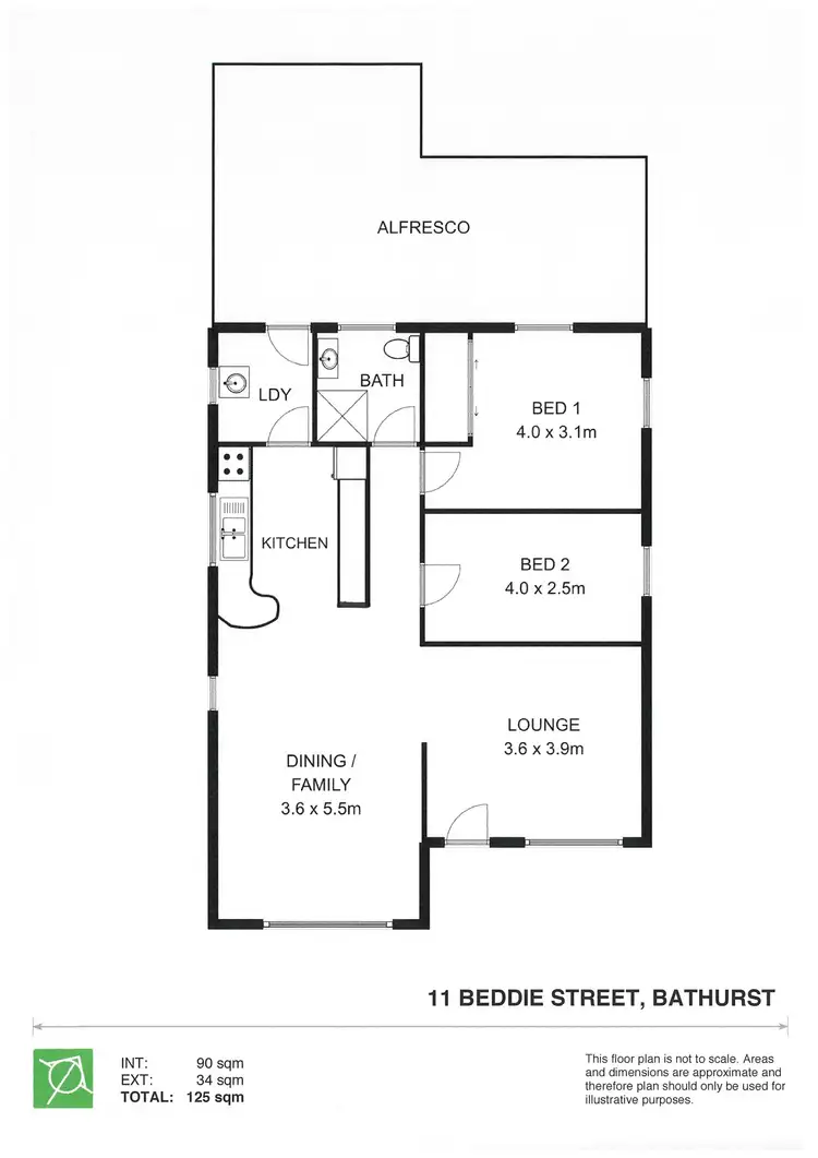 Floorplan of Homely house listing, 11 BEDDIE STREET, West Bathurst NSW 2795