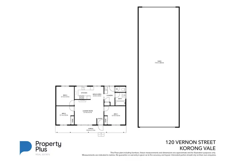 Floorplan of Homely rural property listing, 120 Vernon Street, Korong Vale VIC 3520