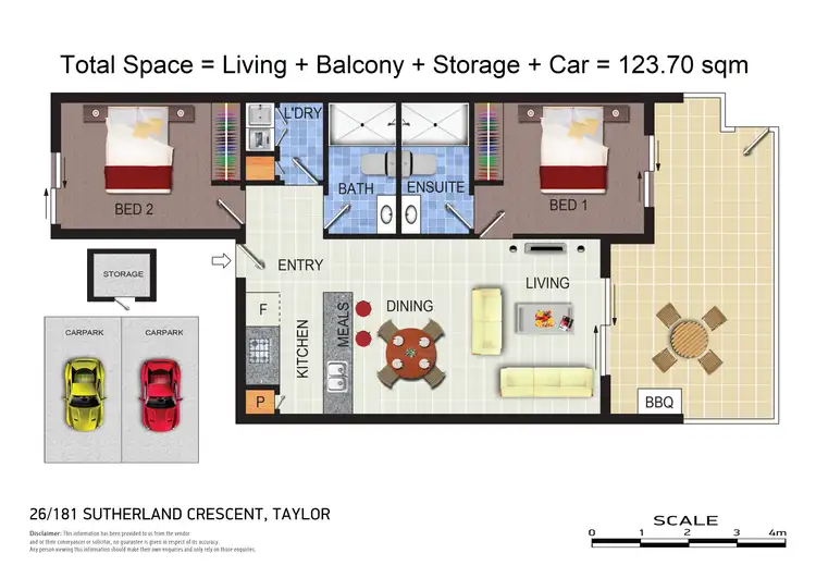 Floorplan of Homely apartment listing, G26/181 Sutherland Crescent, Taylor ACT 2913