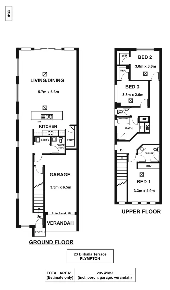 Floorplan of Homely house listing, 23 Birkalla Terrace, Plympton SA 5038
