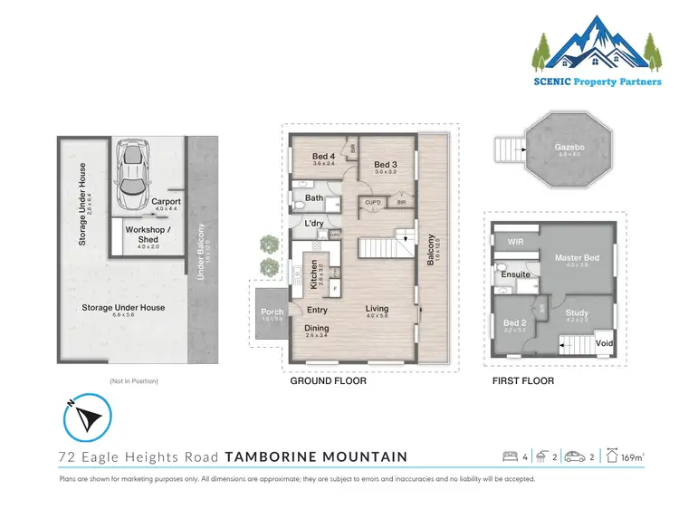 Floorplan of Homely house listing, 72 Eagle Heights Rd, Tamborine Mountain QLD 4272