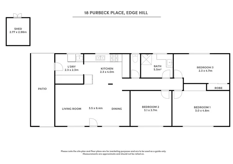 Floorplan of Homely house listing, 18 Purbeck Place, Edge Hill QLD 4870