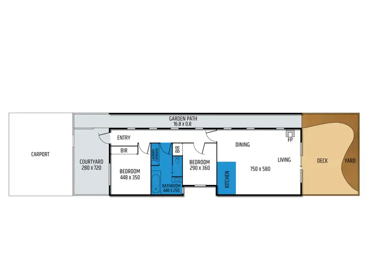 Floorplan of Homely house listing, 1 Nolan Street, Mansfield VIC 3722