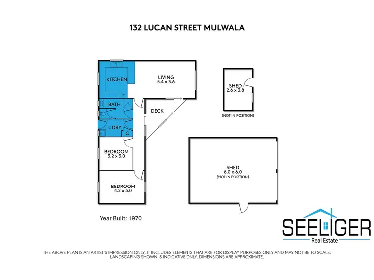 Floorplan of Homely house listing, 132 Lucan Street, Mulwala NSW 2647