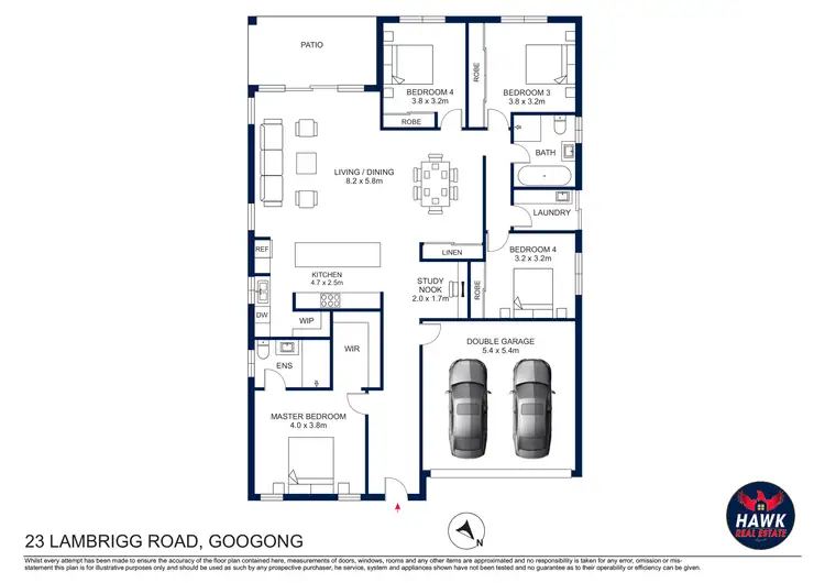Floorplan of Homely house listing, 23 Lambrigg Road, Googong NSW 2620