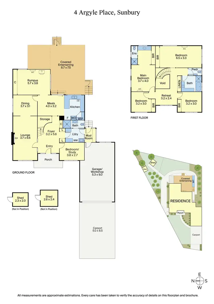 Floorplan of Homely house listing, 4 Argyle Place, Sunbury VIC 3429