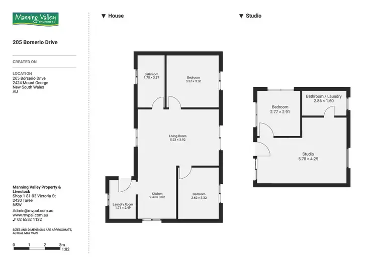 Floorplan of Homely rural property listing, 205 Borserio Drive, Mount George NSW 2424