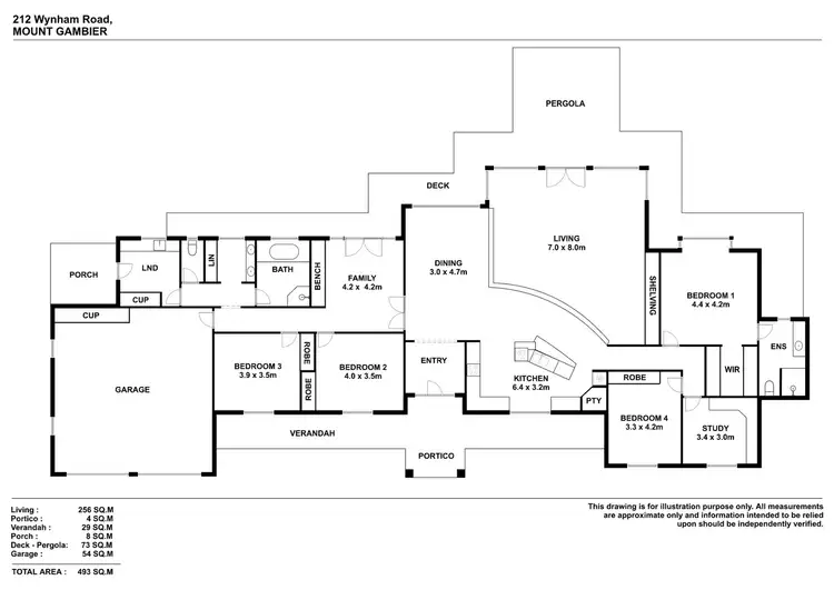 Floorplan of Homely house listing, 212 Wynham Road, Moorak SA 5291