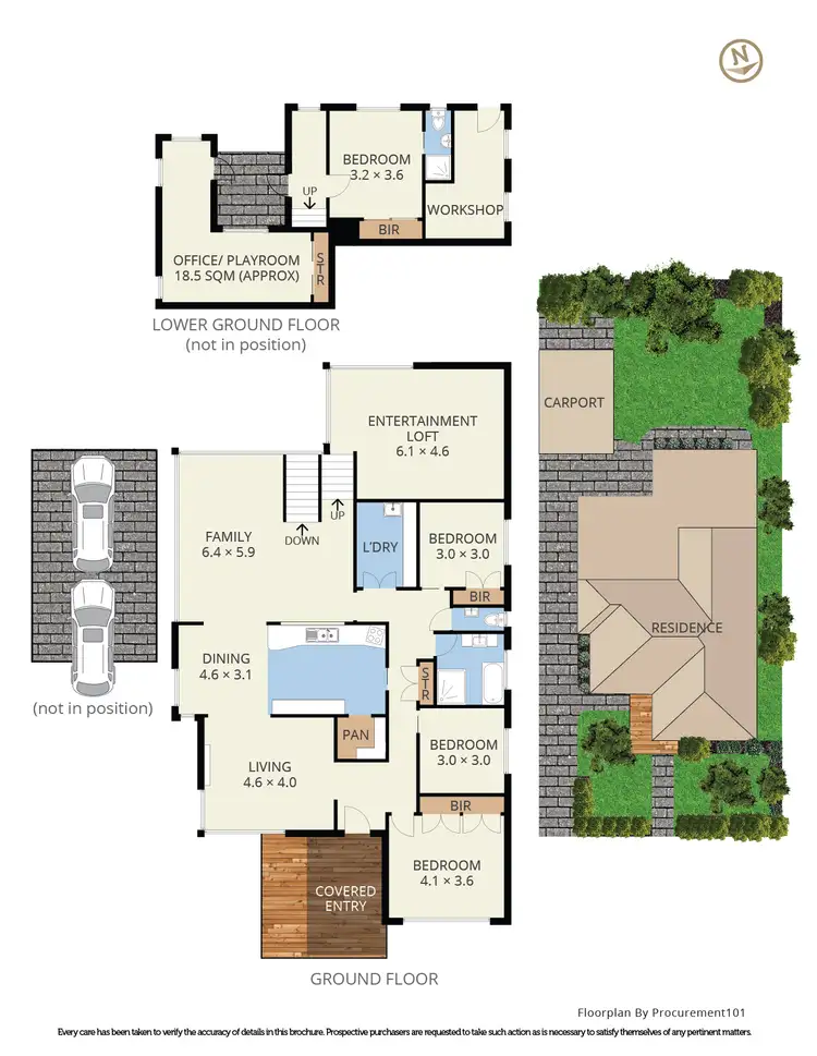 Floorplan of Homely house listing, 4 Surrey Road, Dandenong North VIC 3175