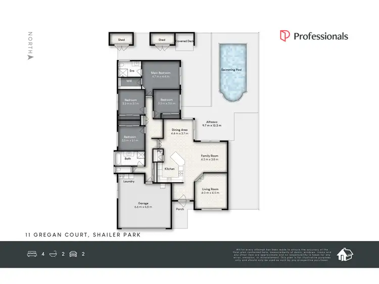 Floorplan of Homely house listing, 11 Gregan Court, Shailer Park QLD 4128