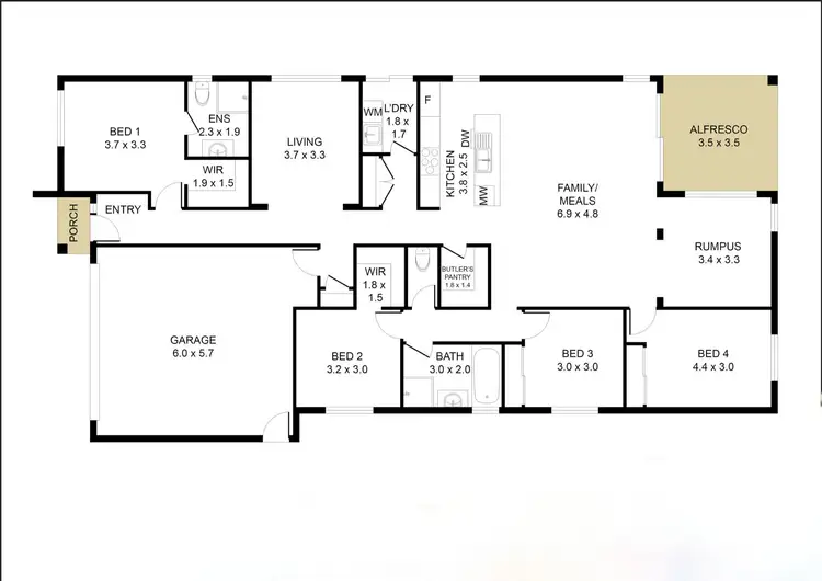 Floorplan of Homely house listing, 38 Welford Circuit, Yarrabilba QLD 4207