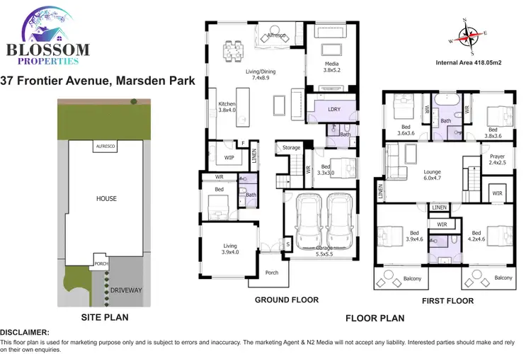 Floorplan of Homely house listing, 37 Frontier Avenue, Marsden Park NSW 2765