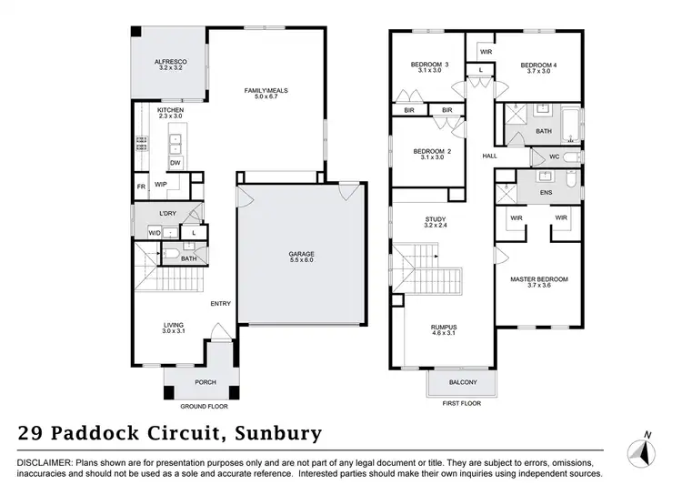 Floorplan of Homely house listing, 29 Paddock Circuit, Sunbury VIC 3429