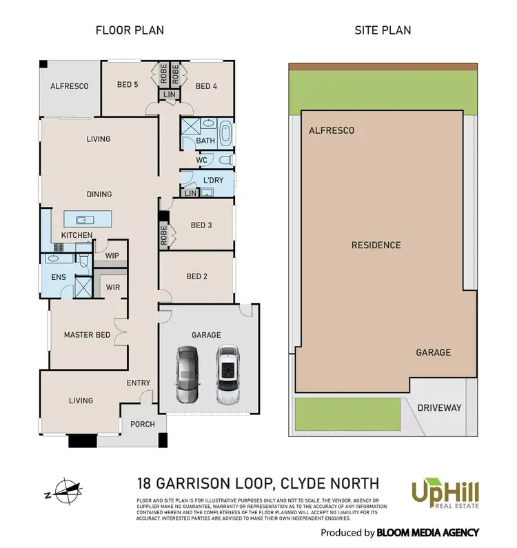 Floorplan of Homely house listing, 18 Garrison Loop, Clyde North VIC 3978