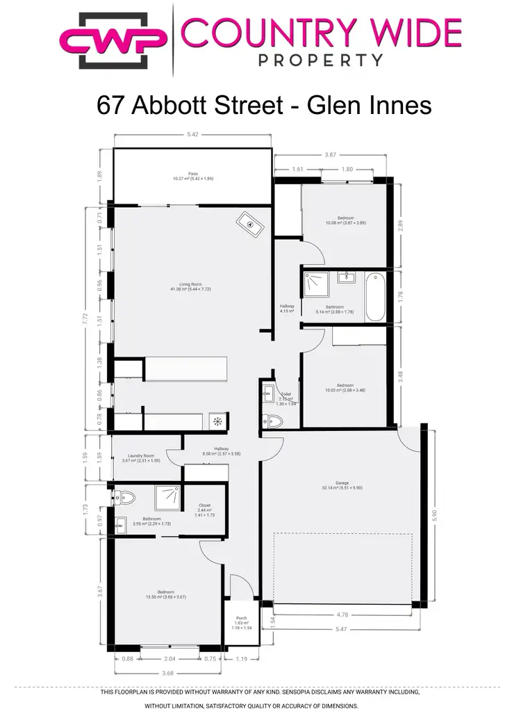 Floorplan of Homely house listing, 67 Abbott Street, Glen Innes NSW 2370