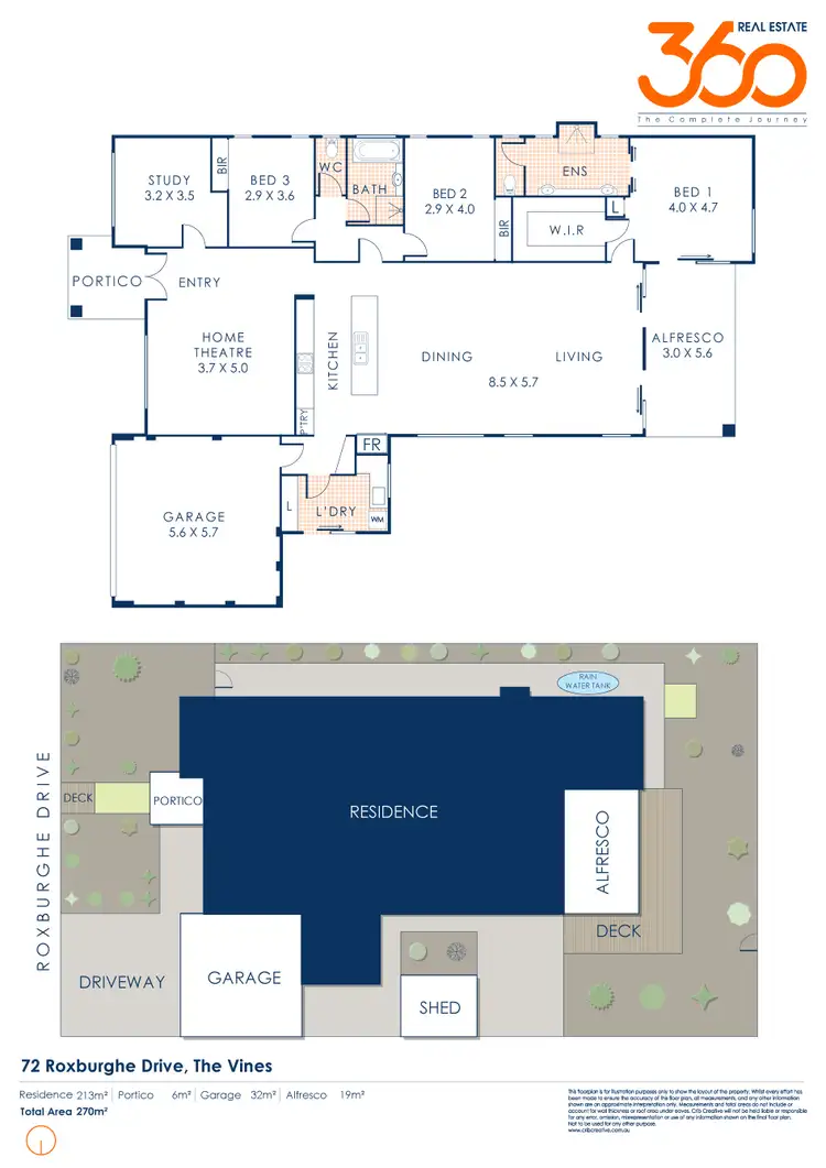 Floorplan of Homely house listing, 72 Roxburghe Drive, The Vines WA 6069