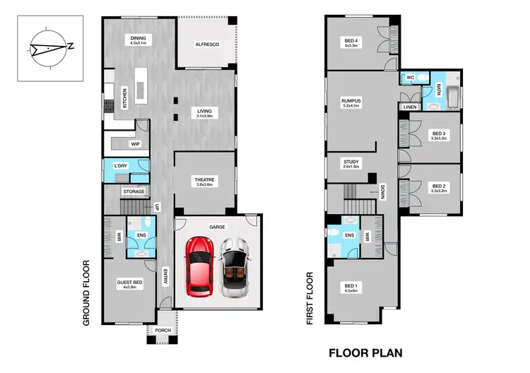 Floorplan of Homely house listing, 33 Burford Way, Cranbourne North VIC 3977