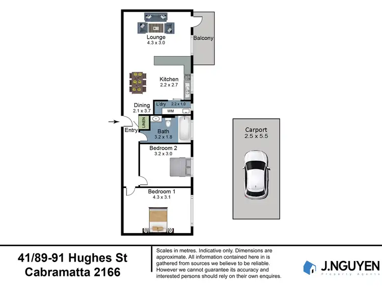 Floorplan of Homely unit listing, 41/89-91 Hughes Street, Cabramatta NSW 2166