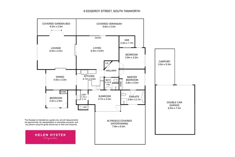 Floorplan of Homely house listing, 6 Edgeroy Street, Tamworth NSW 2340