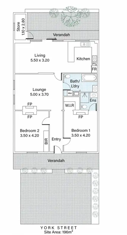 Floorplan of Homely house listing, 154A York Street, Subiaco WA 6008
