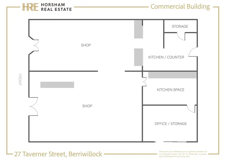 Floorplan of Homely house listing, 27 Taverner Street, Berriwillock VIC 3531