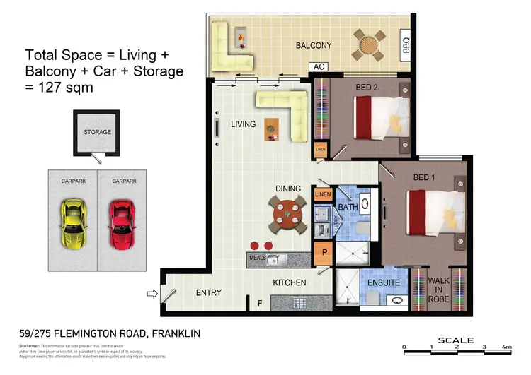 Floorplan of Homely apartment listing, 59/275 Flemington Road, Franklin ACT 2913