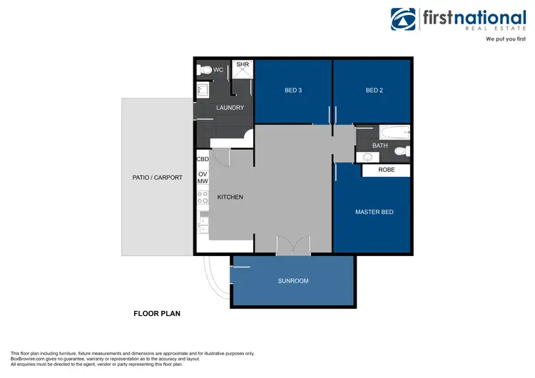 Floorplan of Homely house listing, 6-8 Lloyd Street, Atherton QLD 4883