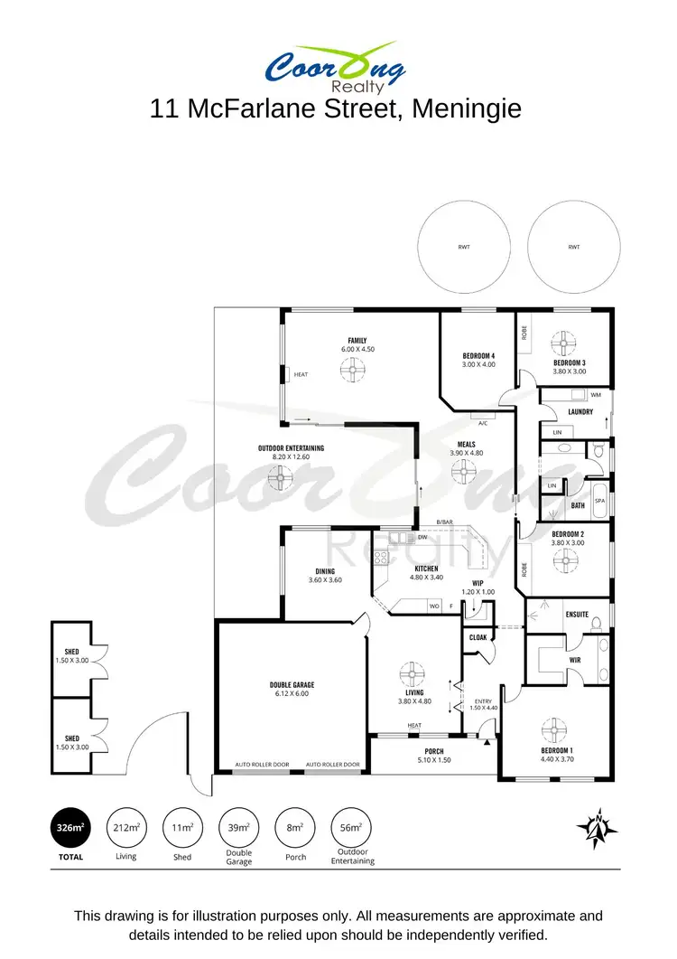 Floorplan of Homely house listing, 11 McFarlane Street, Meningie SA 5264