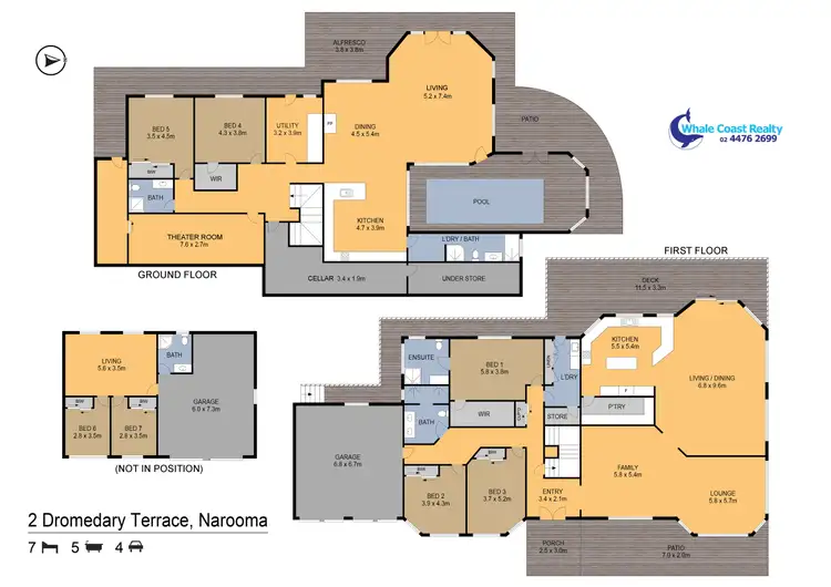 Floorplan of Homely rural property listing, 2 Dromedary Terrace, Narooma NSW 2546