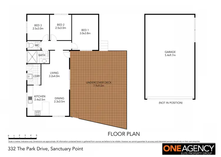 Floorplan of Homely house listing, 332 The Park Drive, Sanctuary Point NSW 2540