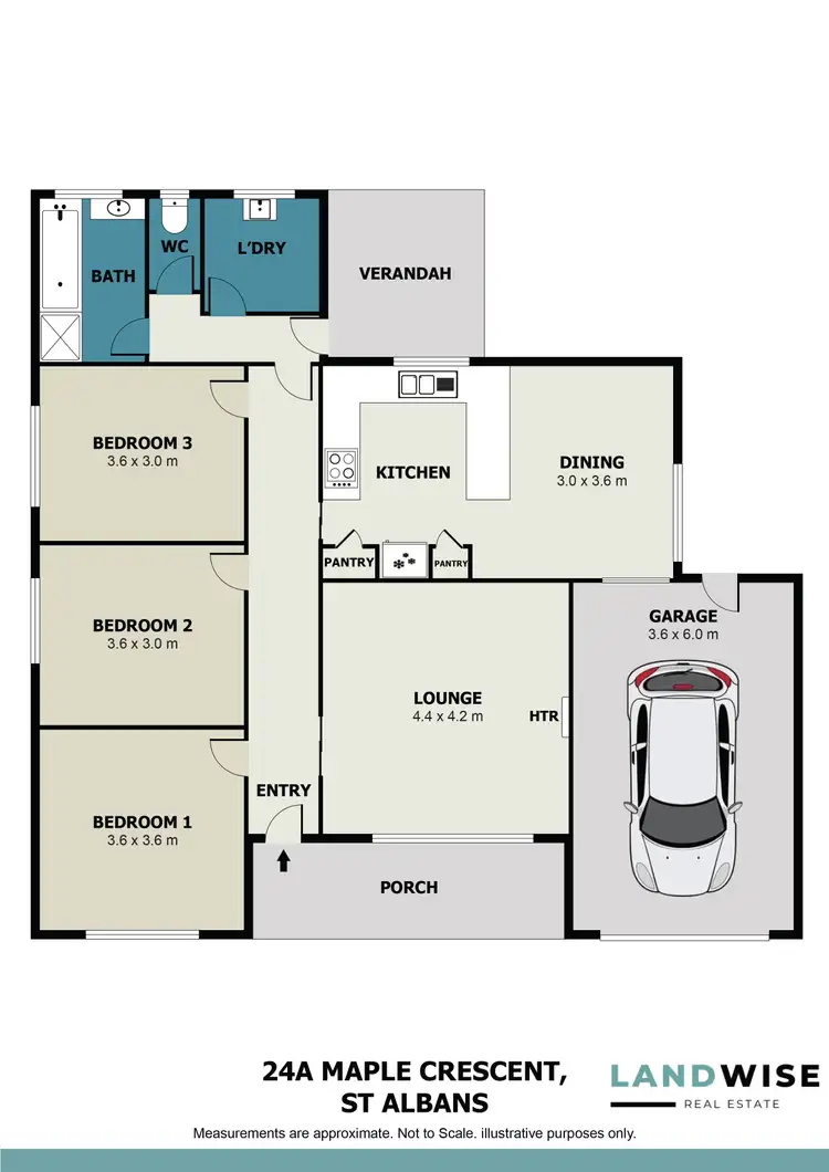 Floorplan of Homely house listing, 24A Maple Crescent, St Albans VIC 3021