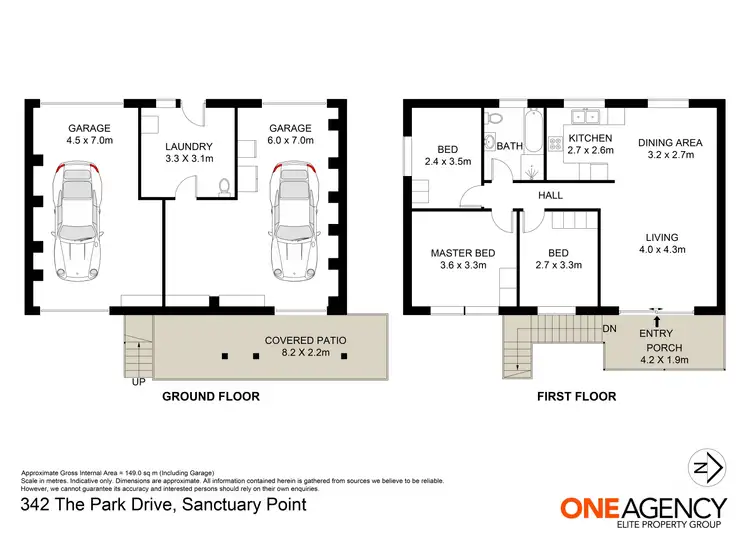 Floorplan of Homely house listing, 342 The Park Drive, Sanctuary Point NSW 2540