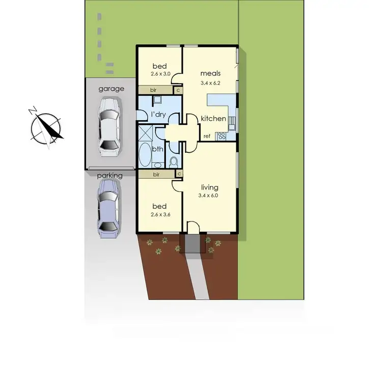 Floorplan of Homely unit listing, 7/14-20 Shrives Road, Narre Warren VIC 3805