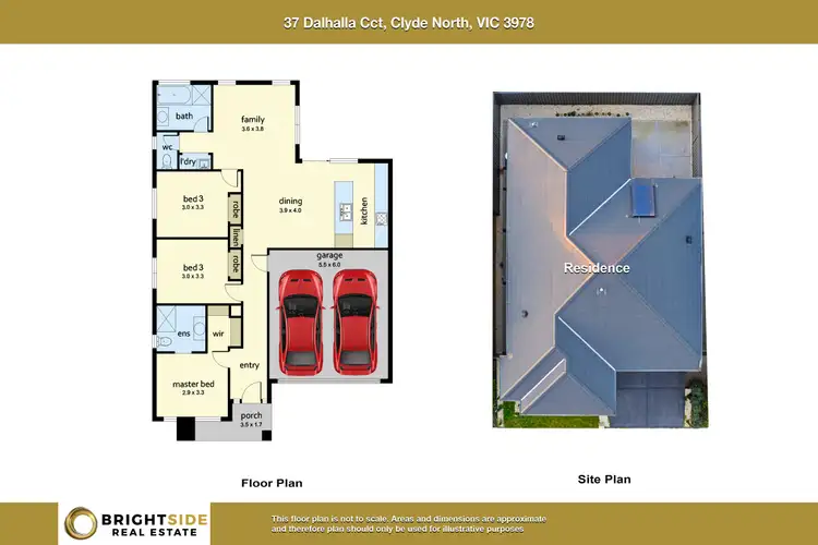 Floorplan of Homely house listing, 37 Dalhalla Circuit, Clyde North VIC 3978