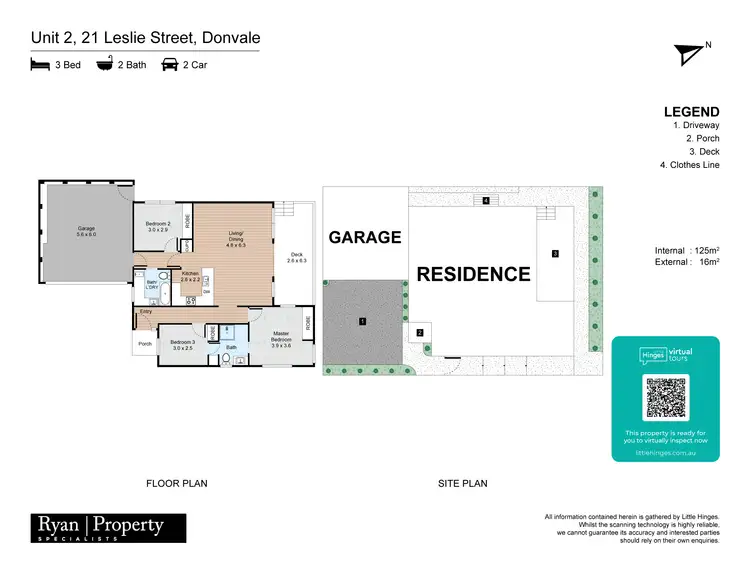 Floorplan of Homely unit listing, 2/21 Leslie Street, Donvale VIC 3111