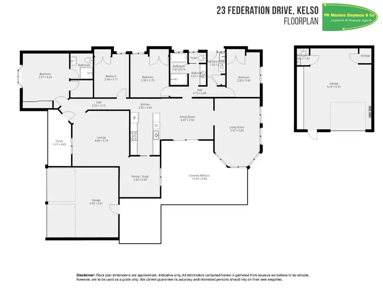 Floorplan of Homely house listing, 23 Federation Drive, Kelso NSW 2795