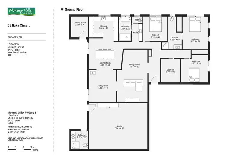 Floorplan of Homely rural property listing, 68 Iluka Circuit, Taree NSW 2430