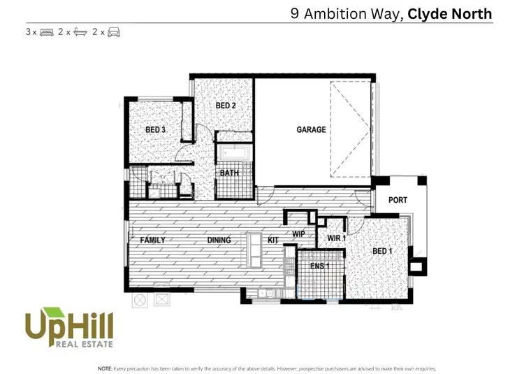 Floorplan of Homely house listing, 9 Ambition Way, Clyde North VIC 3978