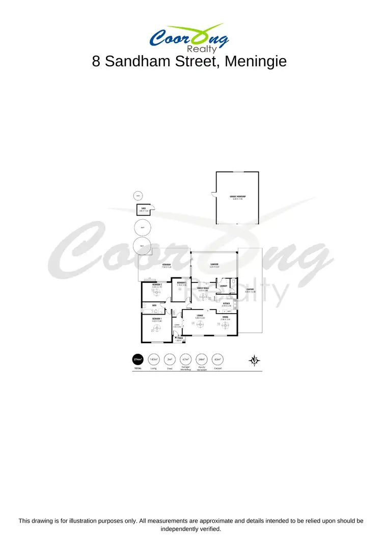 Floorplan of Homely house listing, 8 Sandham Street, Meningie SA 5264